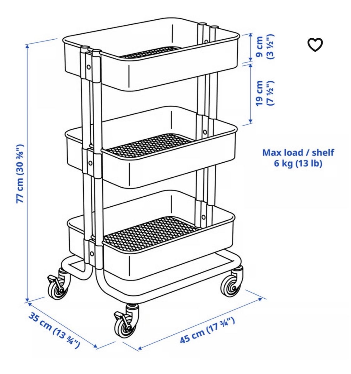 Ikea Valigie & Borse: Ikea Servierwagen/Troley - Top Zustand  – Usato da Zürich venduto da ali_h9x5 2