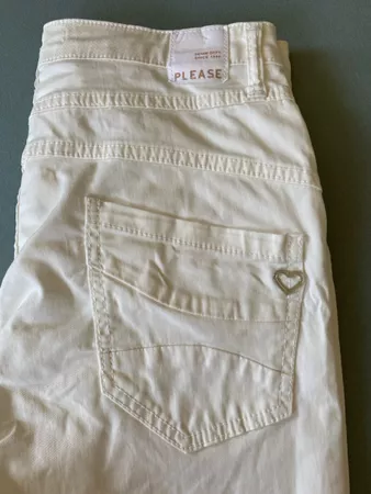 Please Hose Baggy ecru, neuwertig, M