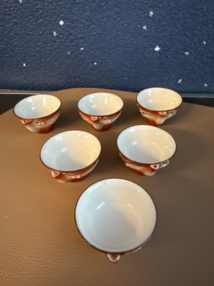 Tassen: Sake Becher 5 cm   6 Stück  – Gebraucht aus Grenchen von swiss.antiques