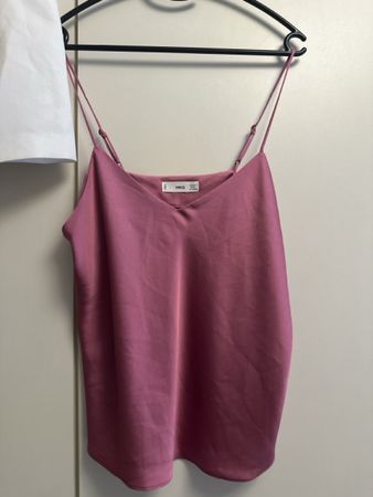 Top Mango rosa Grösse M Spaghettitrger