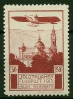 FLUGPOST VORLÄUFER SOLOTHURN ** LUXUS - FR. 500.00