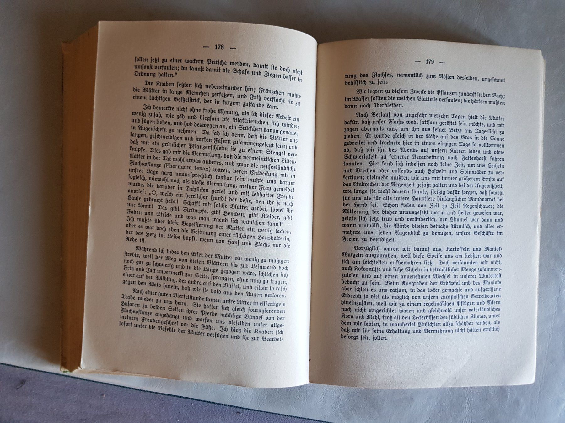 Bücher: Der Schweizerische Robinson - J.D.Wyss - 1934 – Gebraucht aus Walterswil BE von Lonitti 4