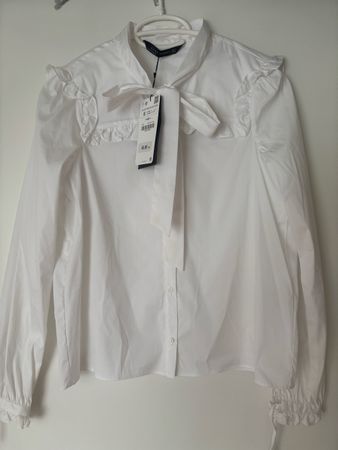 Bluse weiss Zara Gr. S