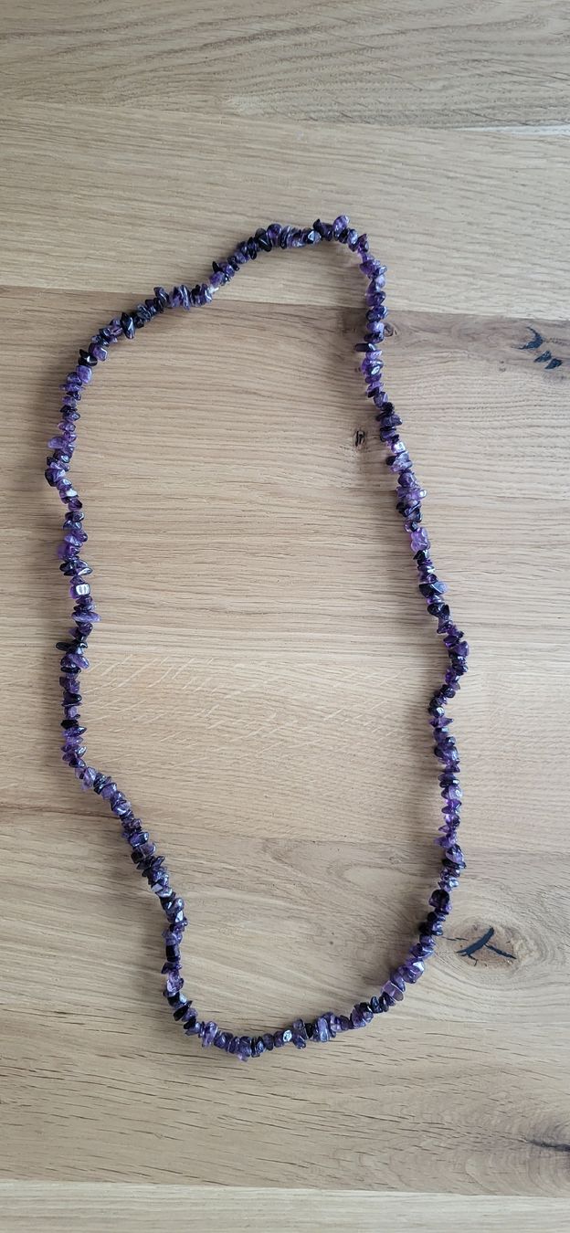 Catenine: Amethyst Halskette, wunderschön, violett, Echtstein – Nuovo (secondo la descrizione) da Brugg AG venduto da Leona90 3