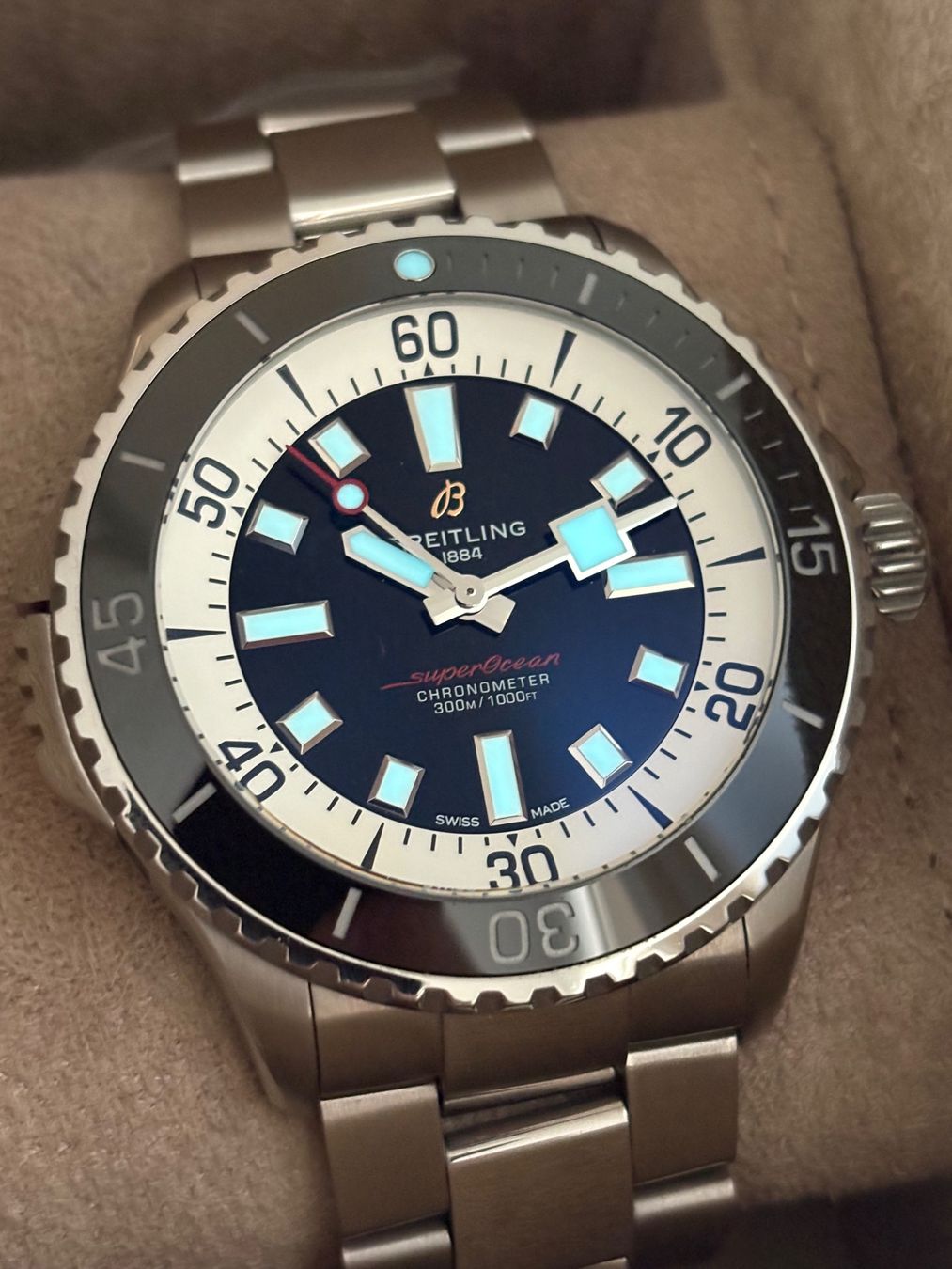 Breitling Orologi: Breitling Superocean Automatic 46 Fullset – Usato da Birsfelden venduto da Mynos 2