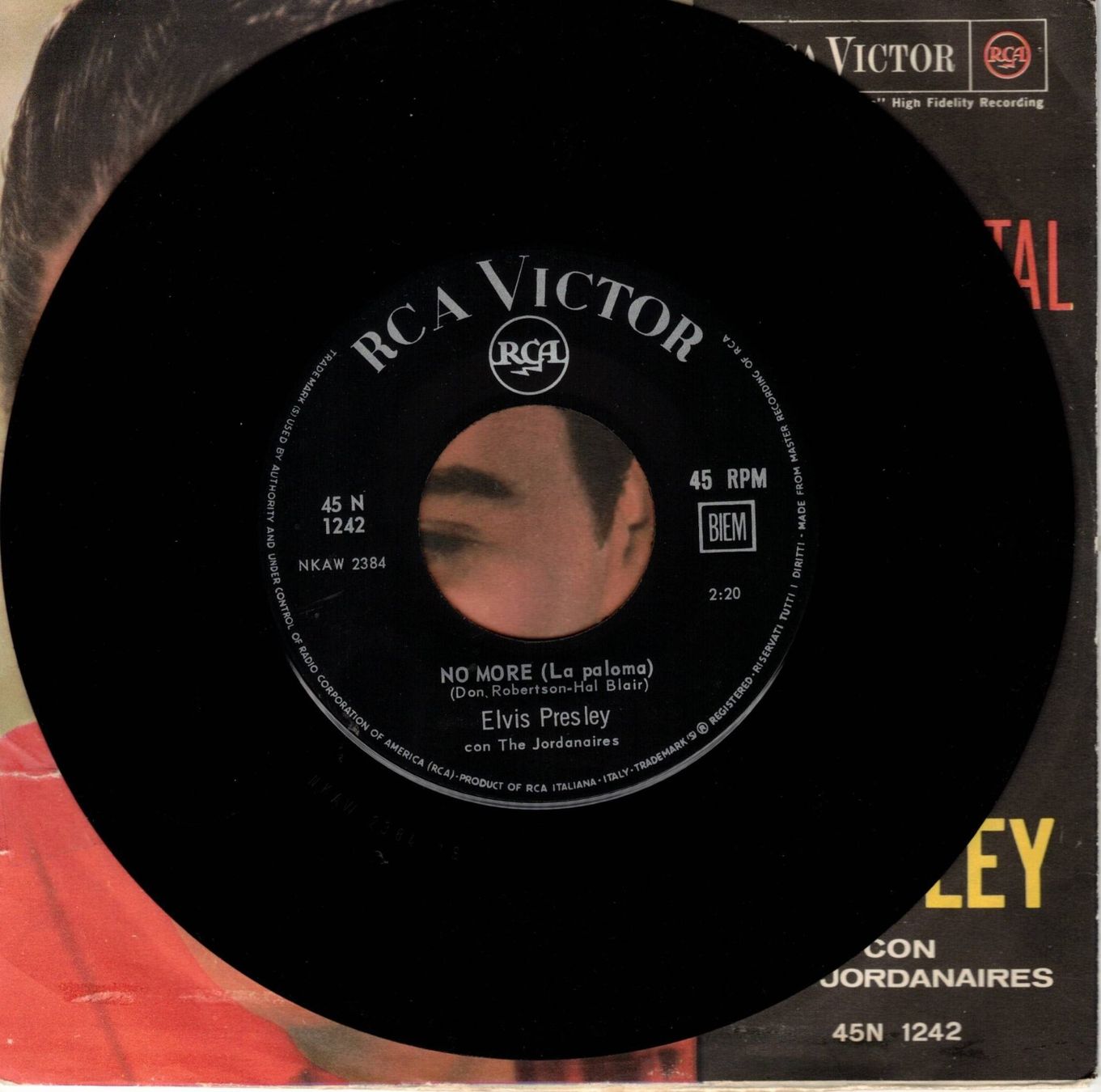 Dischi in vinile: Elvis Presley  --  No More La Paloma  Single7 – Usato da Rheinau venduto da asteng 1