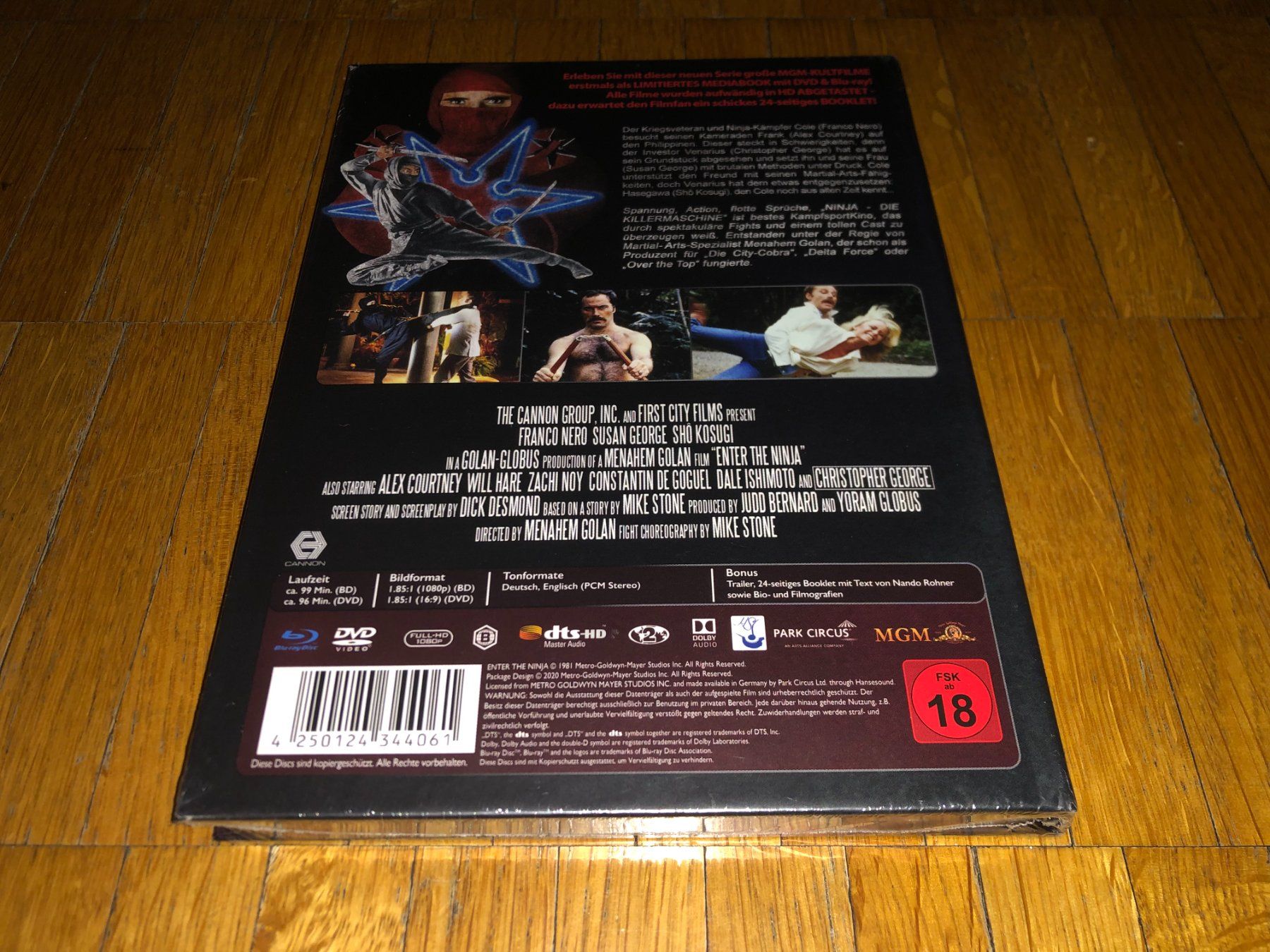 Tutti i DVDs: Ninja - Die Killer-Maschine - MEDIABOOK - UNCUT – Nuovo e nell'imballaggio originale da Basel venduto da havsok 1