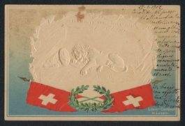 Luzern, Ansicht vom Löwen-Denkmal, 1902