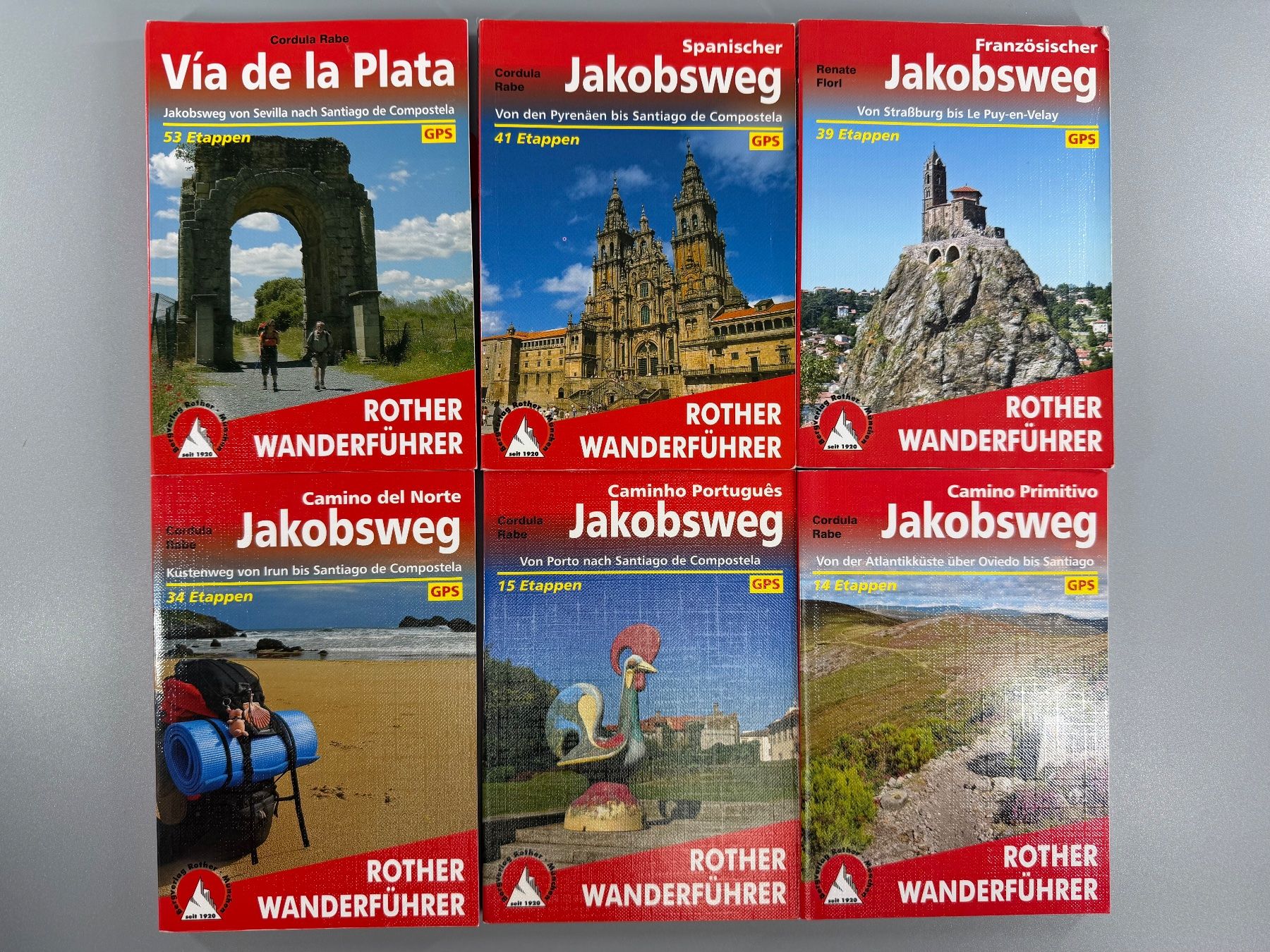Libri: Jakobsweg Wanderführer-Set: Top Zustand – Usato da Sennhof venduto da Johnbest 6