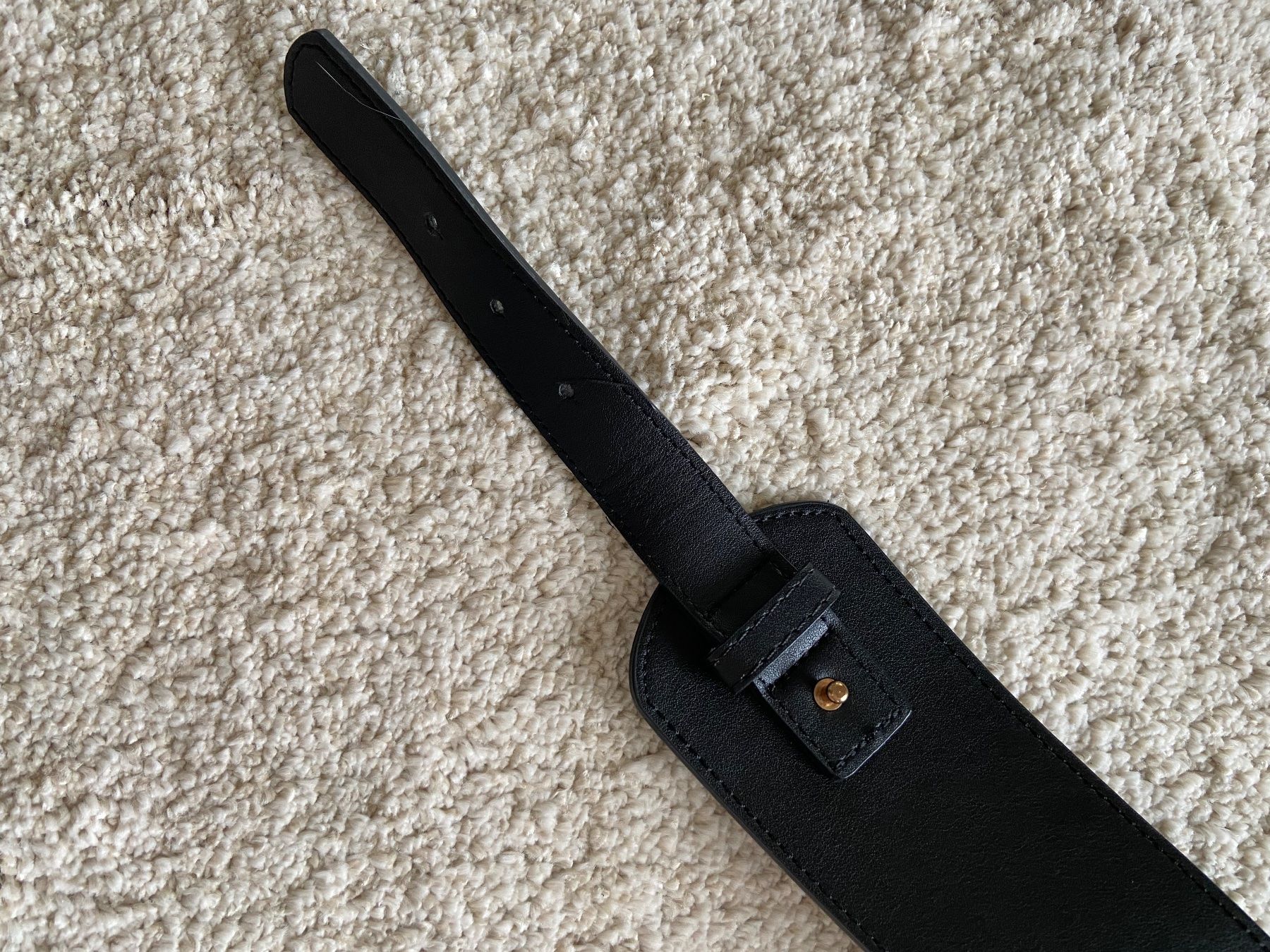Gürtel: ONLY / Gürtel / Taillengürtel / Leder / Gold – Gebraucht aus Kloten von  5
