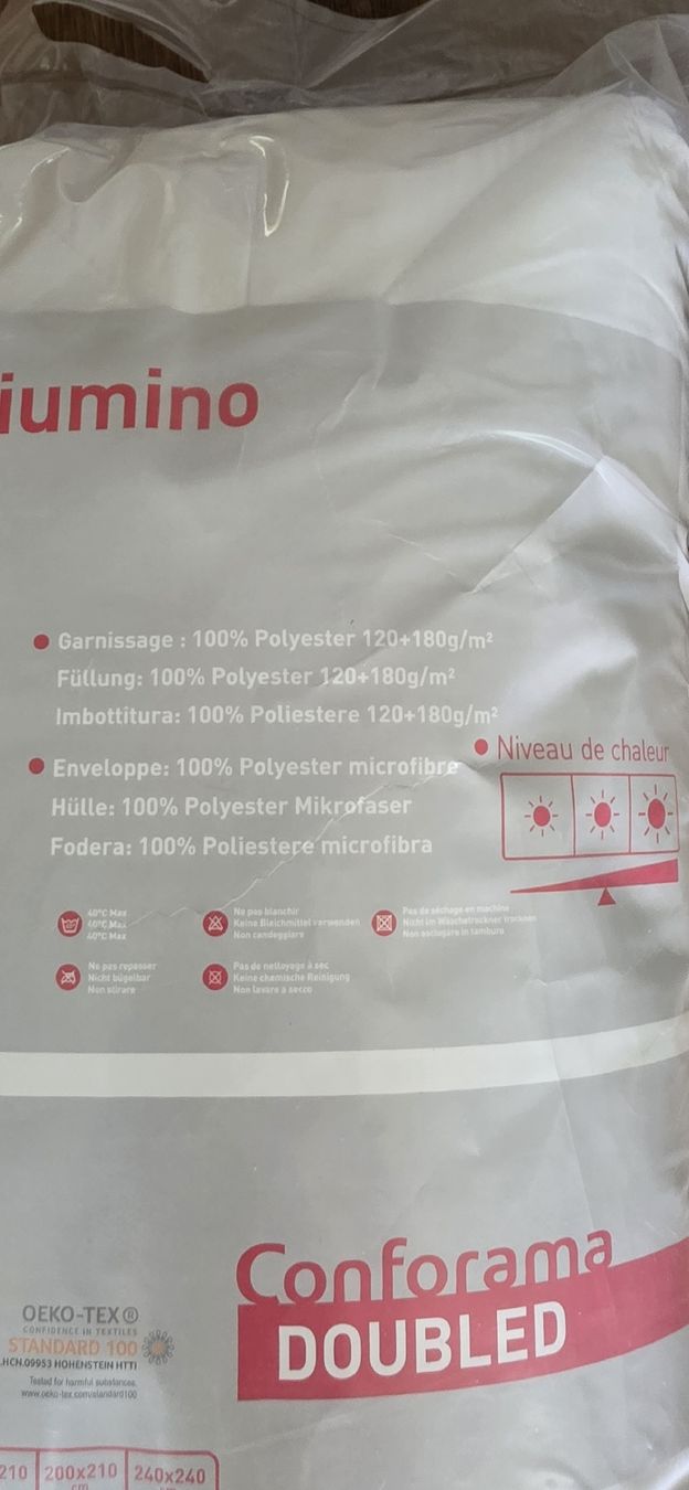 Conforama Coperte: Conforama Duvet 160x210 cm – Nuovo e nell'imballaggio originale da Flawil venduto da Heartbreaker 2