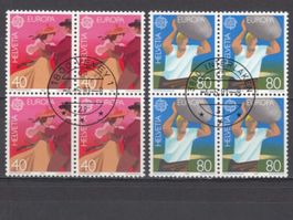 SBK 654 - 655 im 4er-Block mit ET Ortsstempel