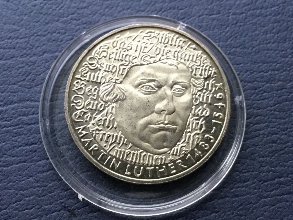 Tutti le monete: 5 DM.Martin Luther 1983 G. PP – Nuovo (secondo la descrizione) da St. Margrethen SG venduto da alfapeugeot10 1