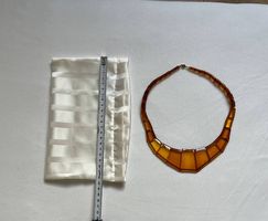 Art Deco Kette aus Bernstein