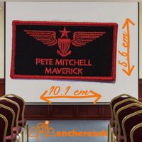 Patch - Badge - Top Gun - Pete Mitchell [🚫Klett 🚫velcro]