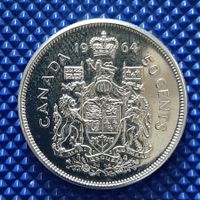 Canada 1964 50 cents en argent