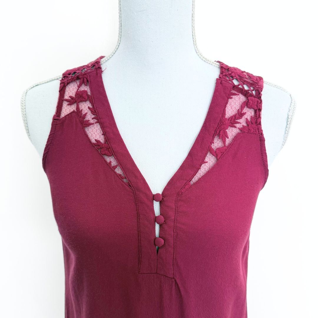 Nafnaf Tops: NAF NAF Top Rouge - Taille 34 – Gebraucht aus Vevey von secondlifevevey 1
