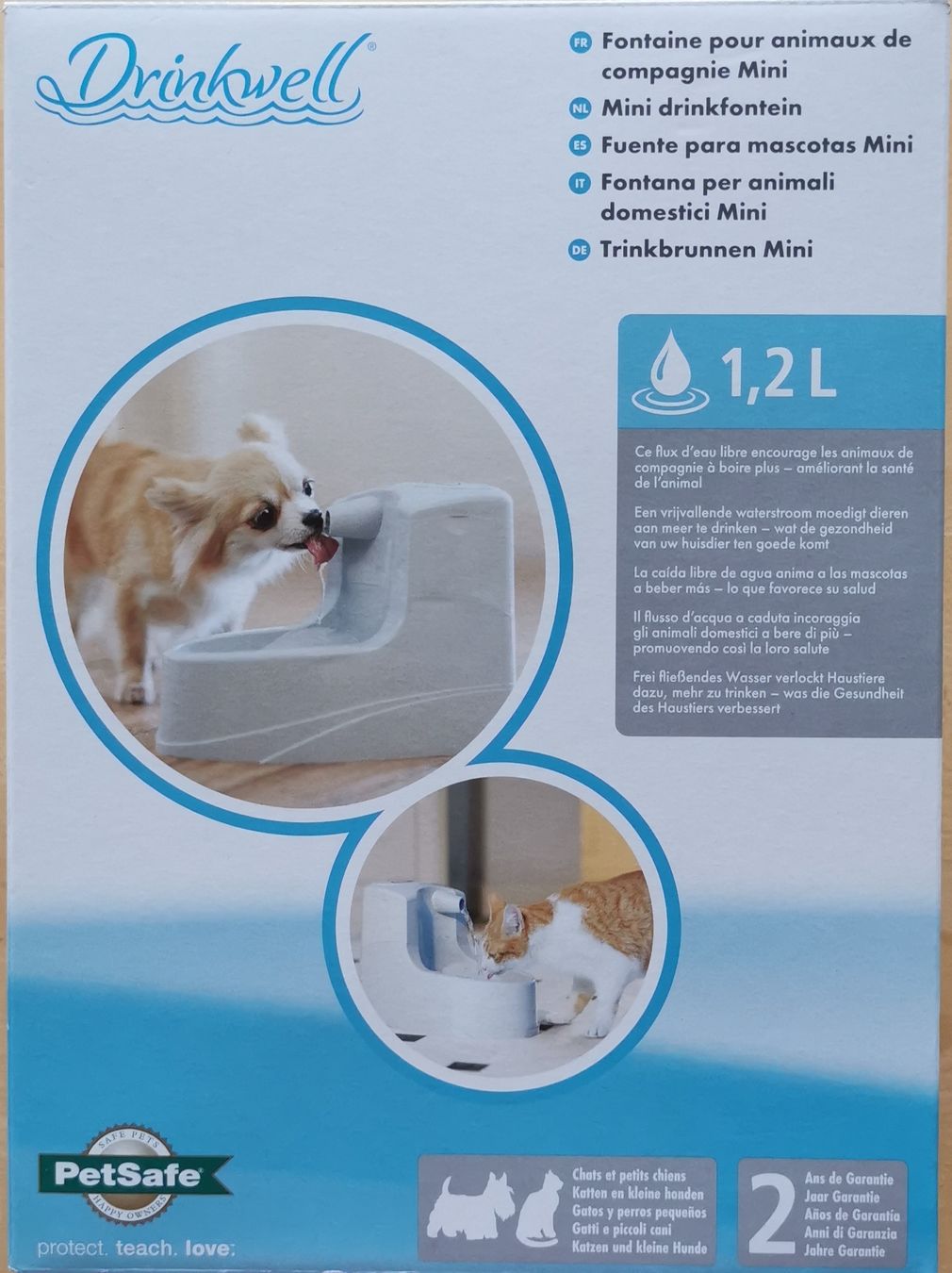 Stagni & Fontane ornamentali: PetSafe Drinkwell Mini Trinkbrunnen – Usato da Dickbuch venduto da KaterFlynn