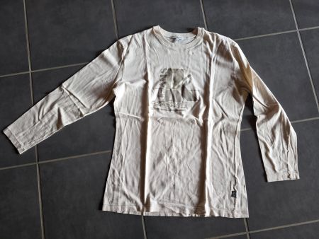 Krizia Jeans Damen Baumwoll Langarm T-Shirt Gr. L