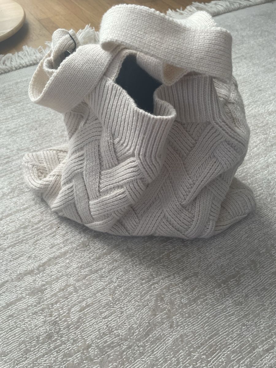 Borse da donna: Stylische Strick Shopper Tasche Beige – Nuovo e nell'imballaggio originale da Zürich venduto da dun_k7s7