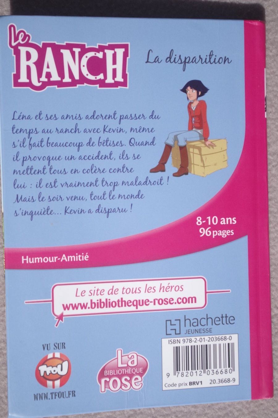 Libri: Le ranch - la disparition - bibliothèque rose – Usato da Fully venduto da Minouchka 2