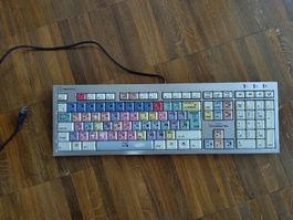 Logickeyboard Premiere Pro Tastatur LXH-JME7596H Silver