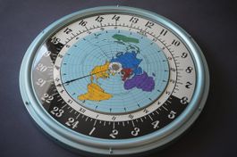 Horloge murale Rex Mundi Mexico 1968 XXL, vintage wall clock