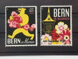Vignetten BERN in Blumen 1937 **