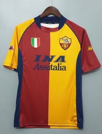 Trikot Retro, AS ROMA Saison 2001-2002, Grösse L, NEU