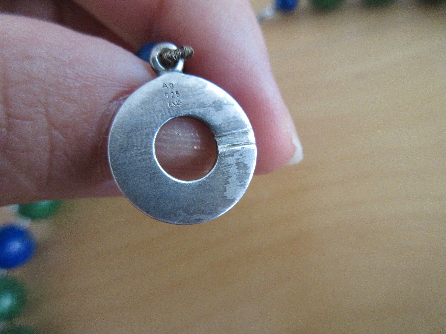 Ketten: Grosse Collier mit Jade, Lapislazuli und 925 Silber – Neu (gemäss Beschreibung) aus Grenchen von Elenka 6