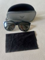 Sonnenbrille Emporio Armani Dunkelblau mit Etui&Brillentuch
