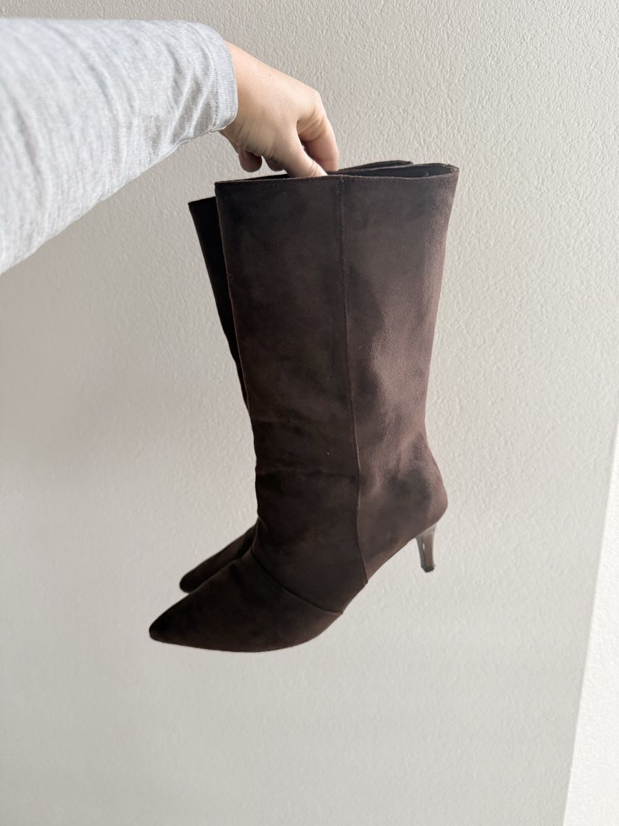 Scarpe da donna: Samt Stiefeletten – Nuovo (secondo la descrizione) da Rheineck venduto da Princessaitaliana
