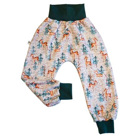 Fleece Pumphose mit Rehe Gr.86/92 - NEU