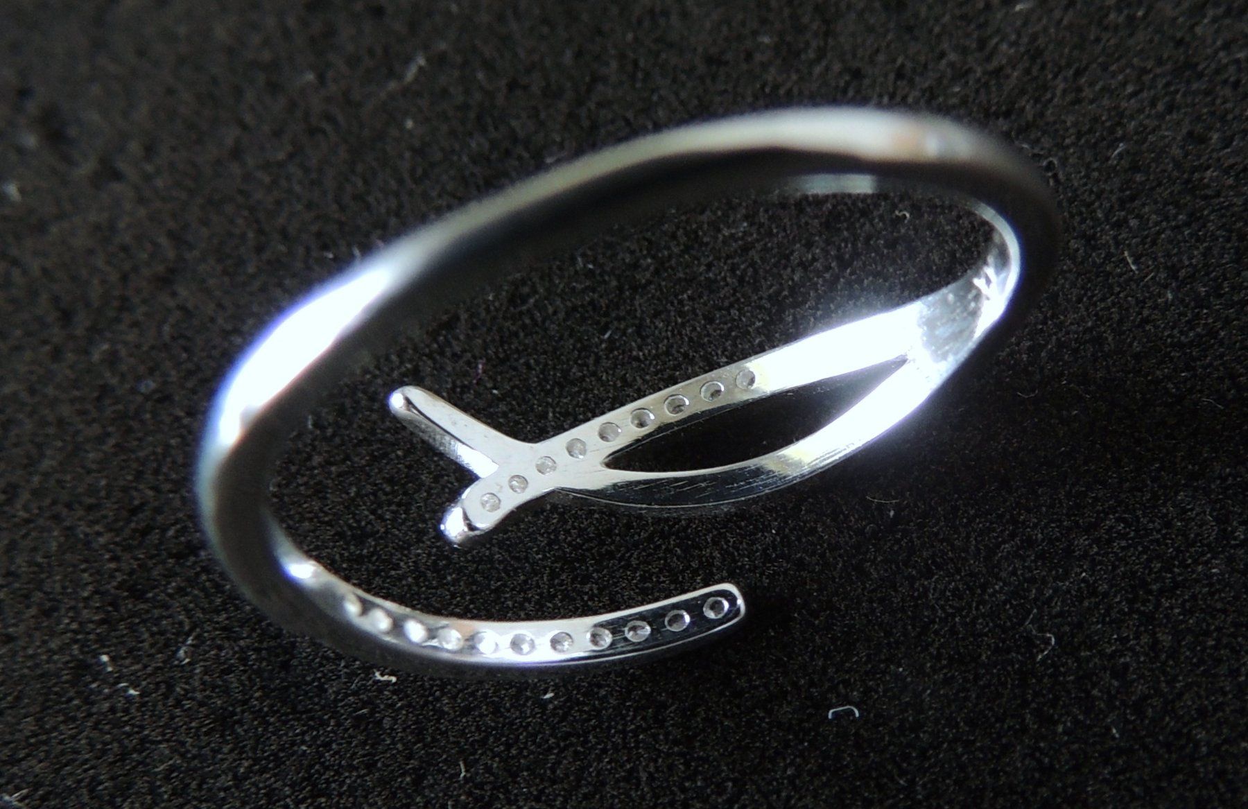 Anelli: Silber 925 Fingerring mit Zirkonias – Nuovo e nell'imballaggio originale da Waldenburg venduto da schaller707 3