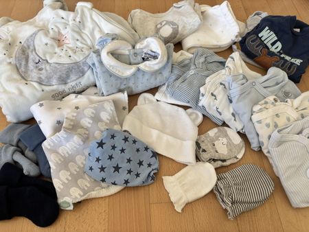 Komplettes Winter-Newborn Paket Gr. 50–55 Armani, PetiteBate