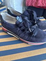 Gabor Sneaker  dunkelblau Groesse 6 1/2 Leder Velours