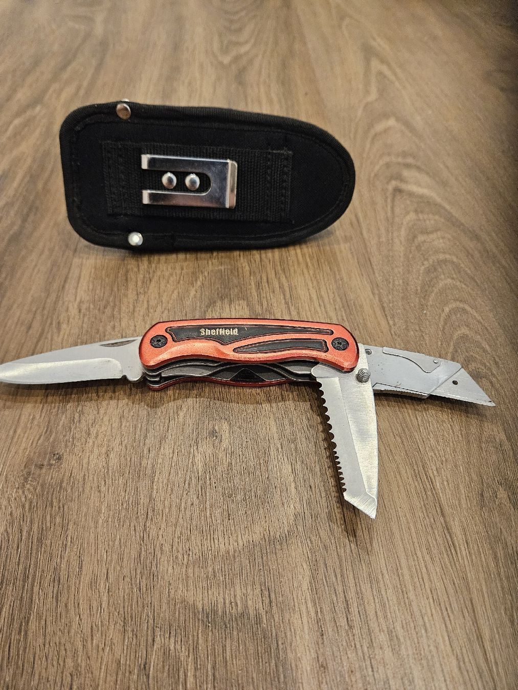 Zubehör: Sheffield Multitool Messer mit Stanley Holster – Gebraucht aus Anwil von tamoos 4