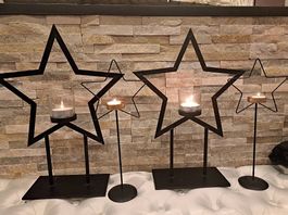 Kerzenständer Windlichter 4 Stück