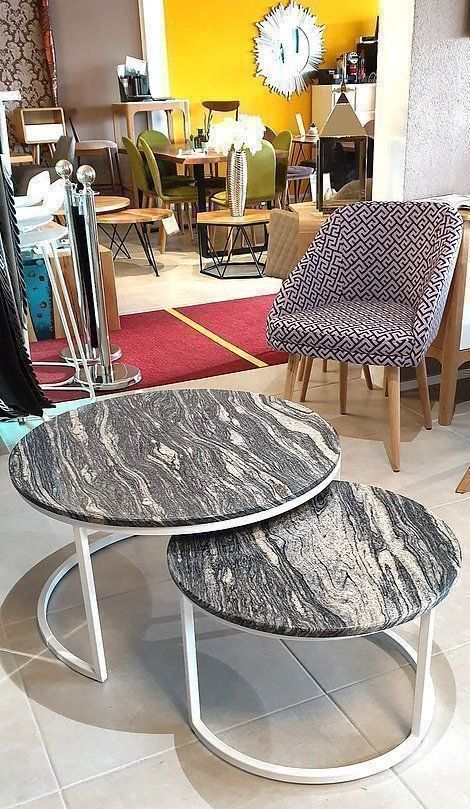 Tavoli: Couchtisch Granit White Harmony Set AUSVERKAUF – Nuovo (secondo la descrizione) da Gerlafingen venduto da ZANATI_Design 4