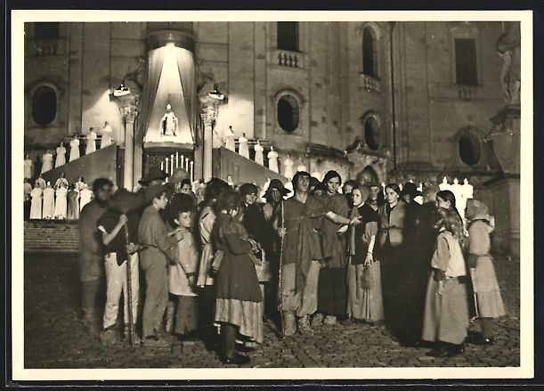 Cartes postales: Einsiedeln, Das grosse Welttheater, Bett – D'occasion à Berlin par bartko-reher