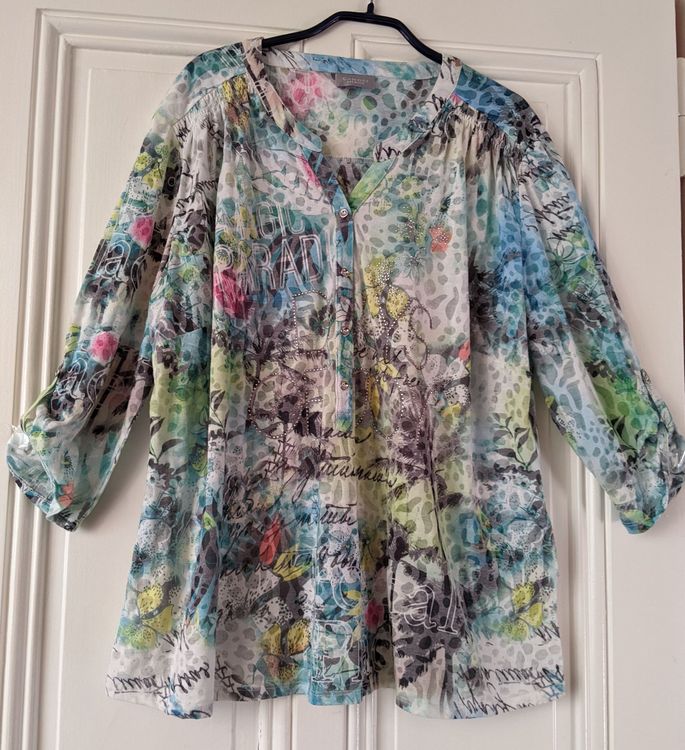 Splendide shirt aux couleurs printanières 46-48-50 (Neu und ...