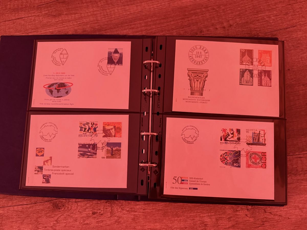 Tutti i francobolli: Album avec FDC Suisse – Usato da Petit-Lancy venduto da Solcarm 5