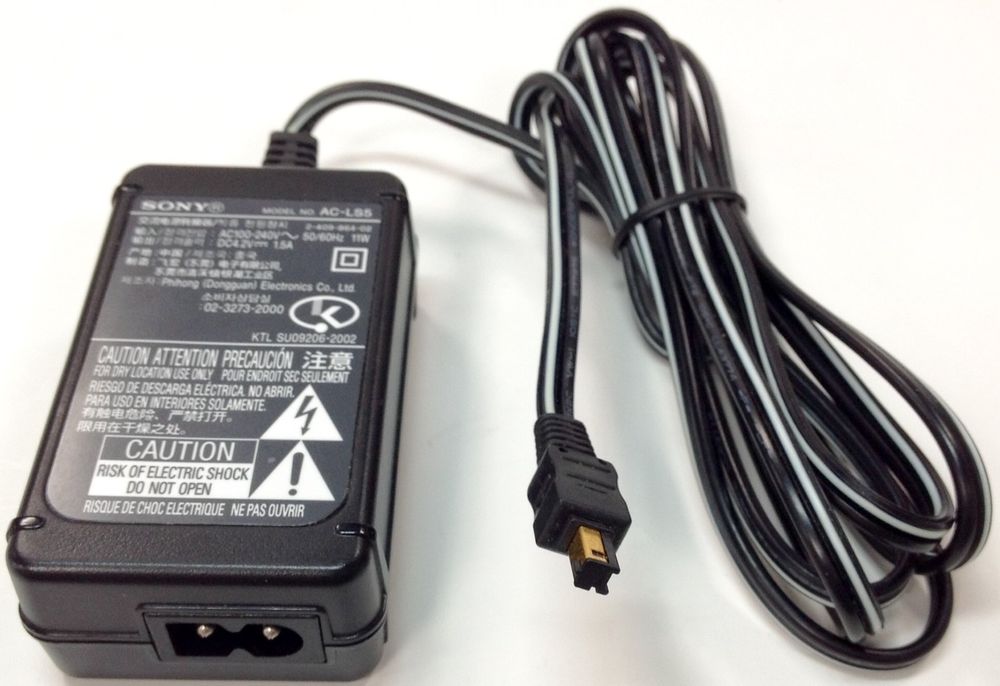 Sony AC-LS5 AC Power Adaptor 4,2V 1,5A externes Netzteil (Gebraucht) in ...