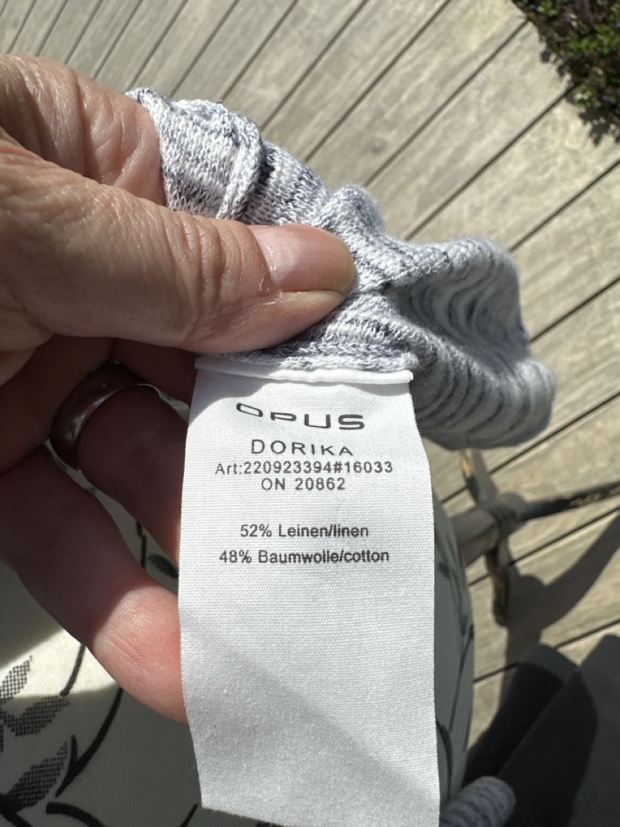 Opus Jacken: Opus Strickjacke, Gr. M, blau-meliert – Gebraucht aus Watt von apfel70rot 3