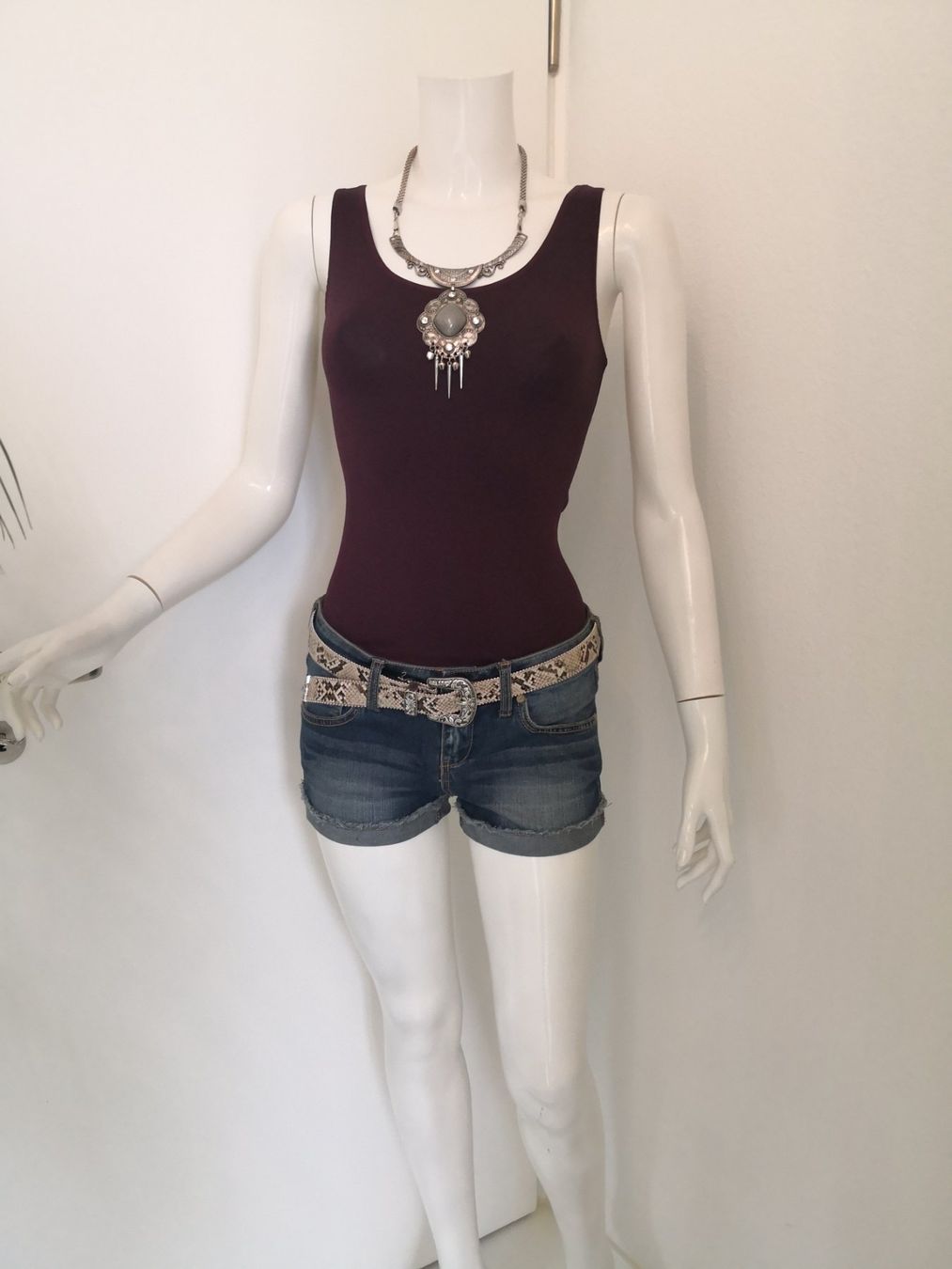 Mango Top: 🤩MANGO TOP BORDEAUX STRETCH – Nuovo (secondo la descrizione) da Olten venduto da Naja-Twins-Twins 6