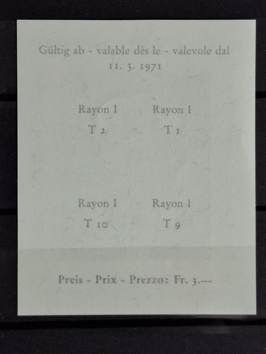 Alle Briefmarken: Schweiz 1971 Mi.Nr. Block 21  NABA Basel.  Postfrisch. – Neu (gemäss Beschreibung) aus Schaffhausen von R_Muzh 1