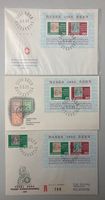 NABRA 1965 Bern, 3 Kuverts, Ersttagsbriefe, Top!