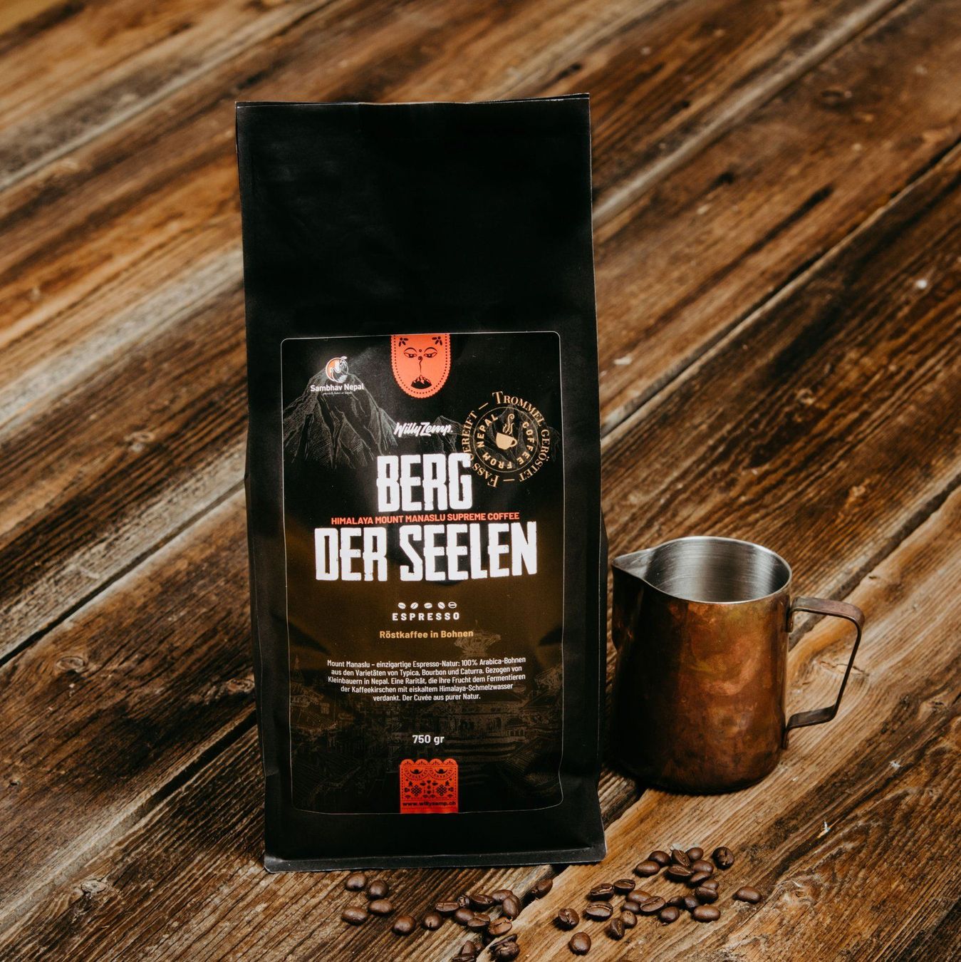 Lebensmittel & Spezialitäten: Berg der Seelen Espresso from Nepal – Neu und originalverpackt aus Doppleschwand von Kaffee-Sommelier