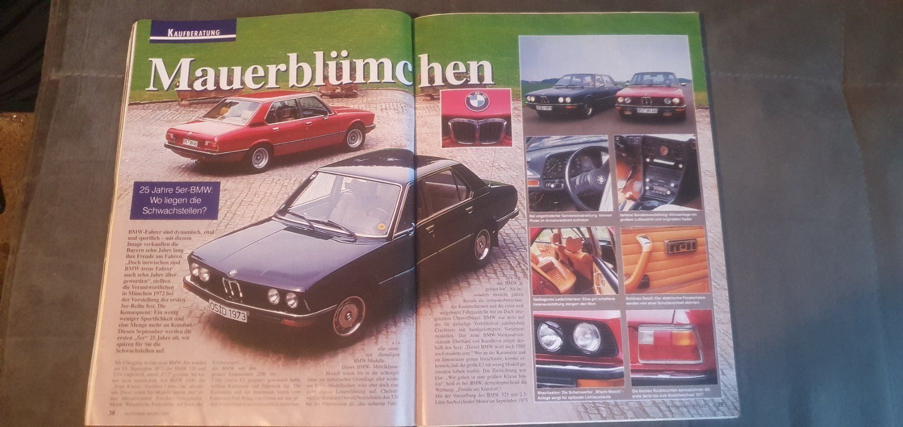 Lamborghini Accessori per altri veicoli: Oldtimer Markt 9/97 Countach RO 80 BMW 5 E12 MV Augusta xx – Usato da Flawil venduto da sr1_f6st 5
