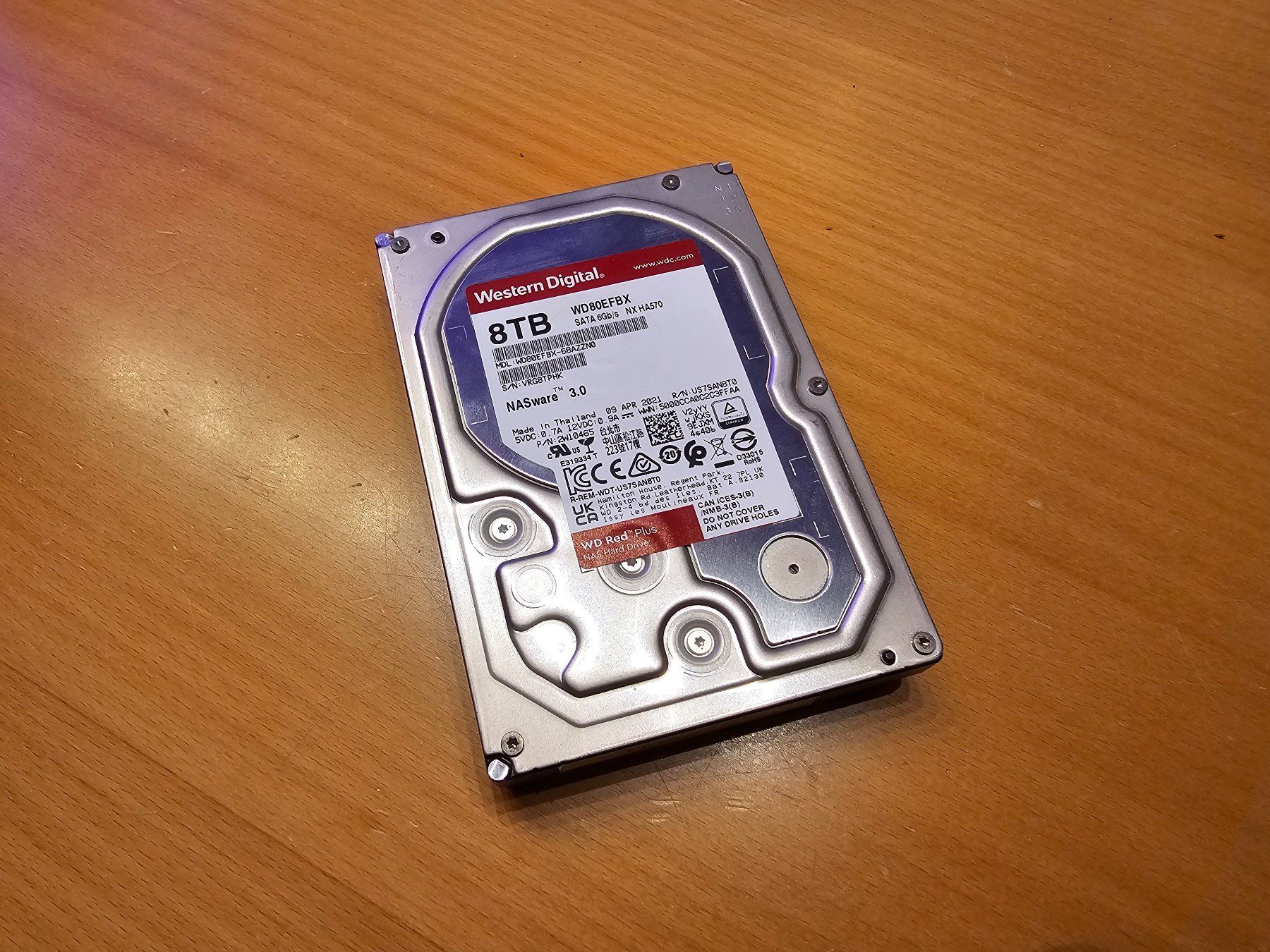 Western Digital Dischi rigidi: Western Digital RED NAS Harddrive 8TB – Usato da Weiach venduto da xx-xx